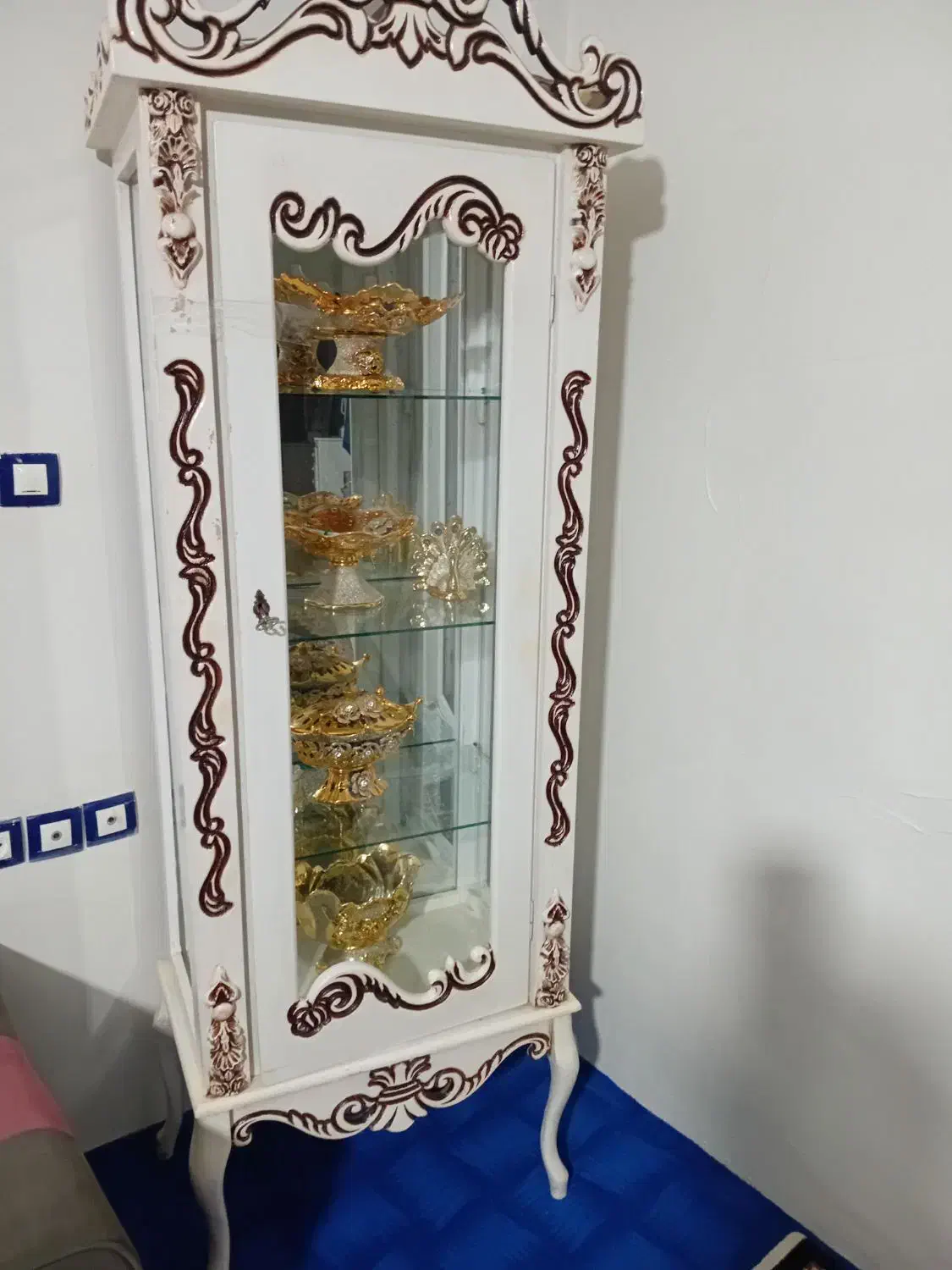 گنجه و دستک مخمل|بوفه، ویترین، کنسول|مشهد, موعود|دیوار