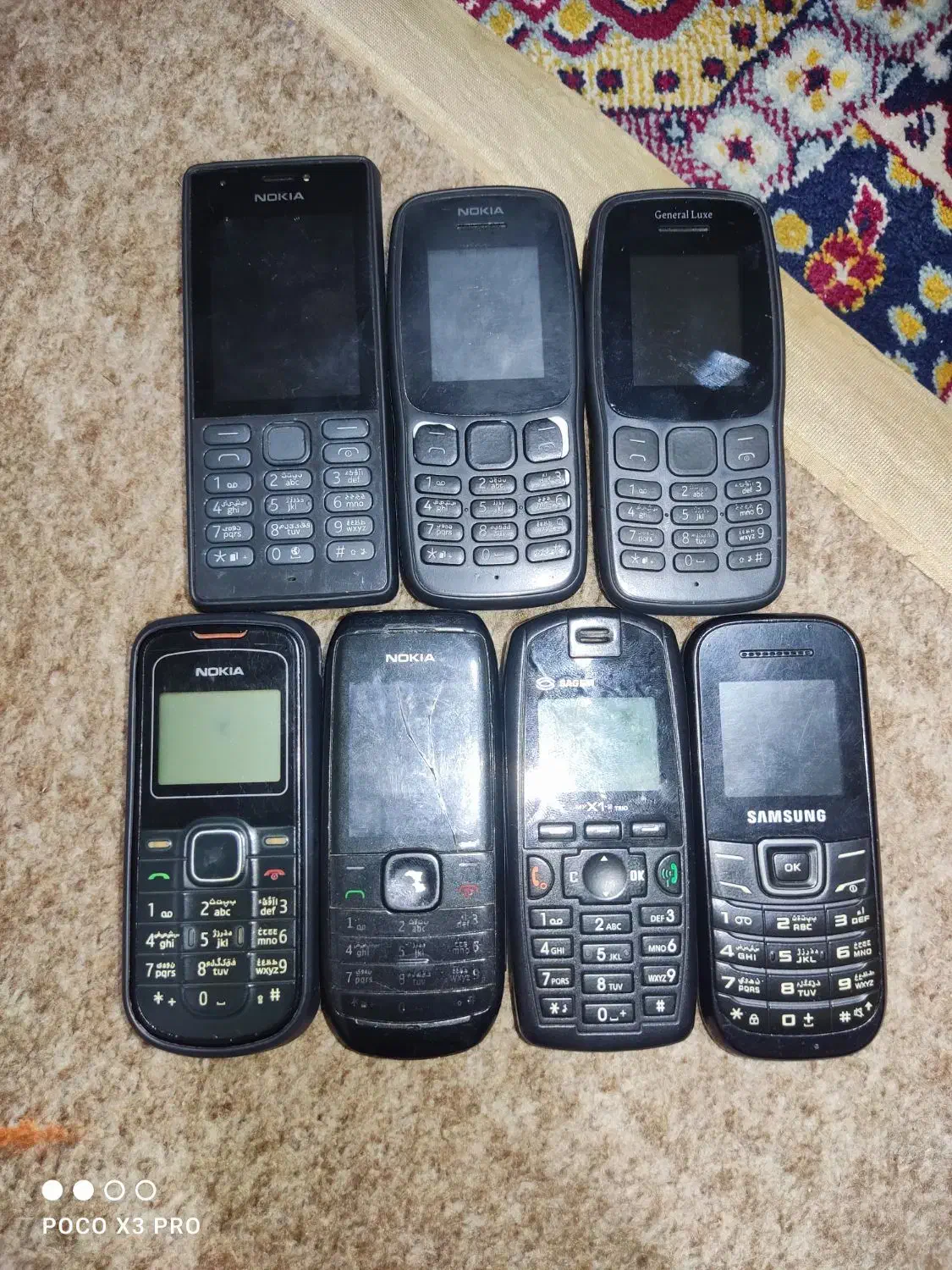 تعدادی گوشی ساده|موبایل|شیراز, میانرود|دیوار