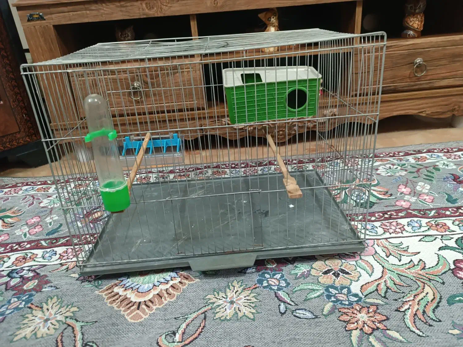 قفس پرنده با تمام وسایل|لوازم جانبی حیوانات|قرچک, زیبا شهر|دیوار