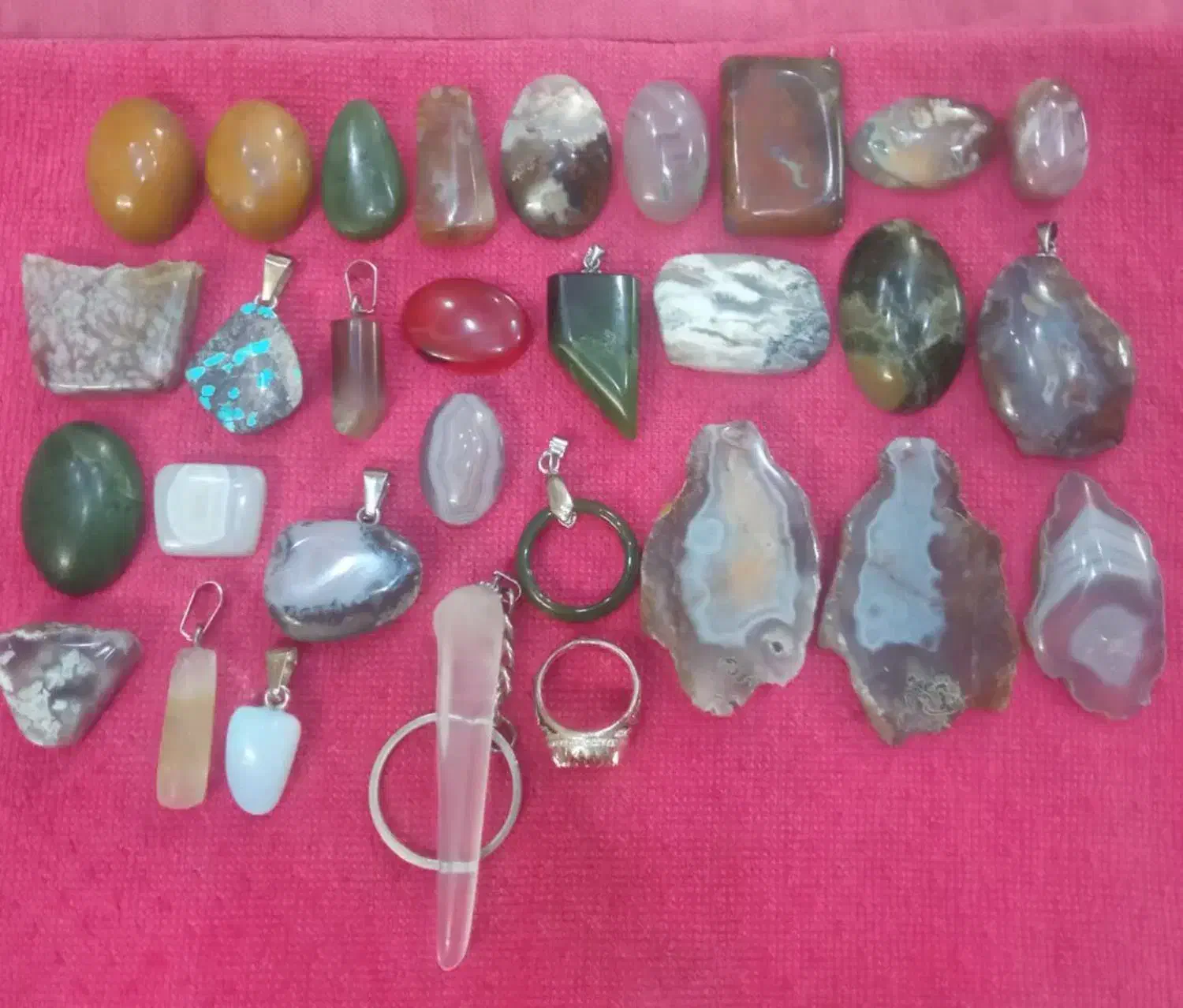 سنگ و نگین های عقیق و ...|جواهرات|یزد, |دیوار