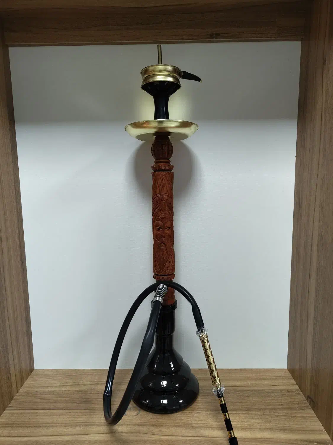 قلیان چوب گردو با تنه رخدار|کلکسیون و سرگرمی|مینودشت, |دیوار