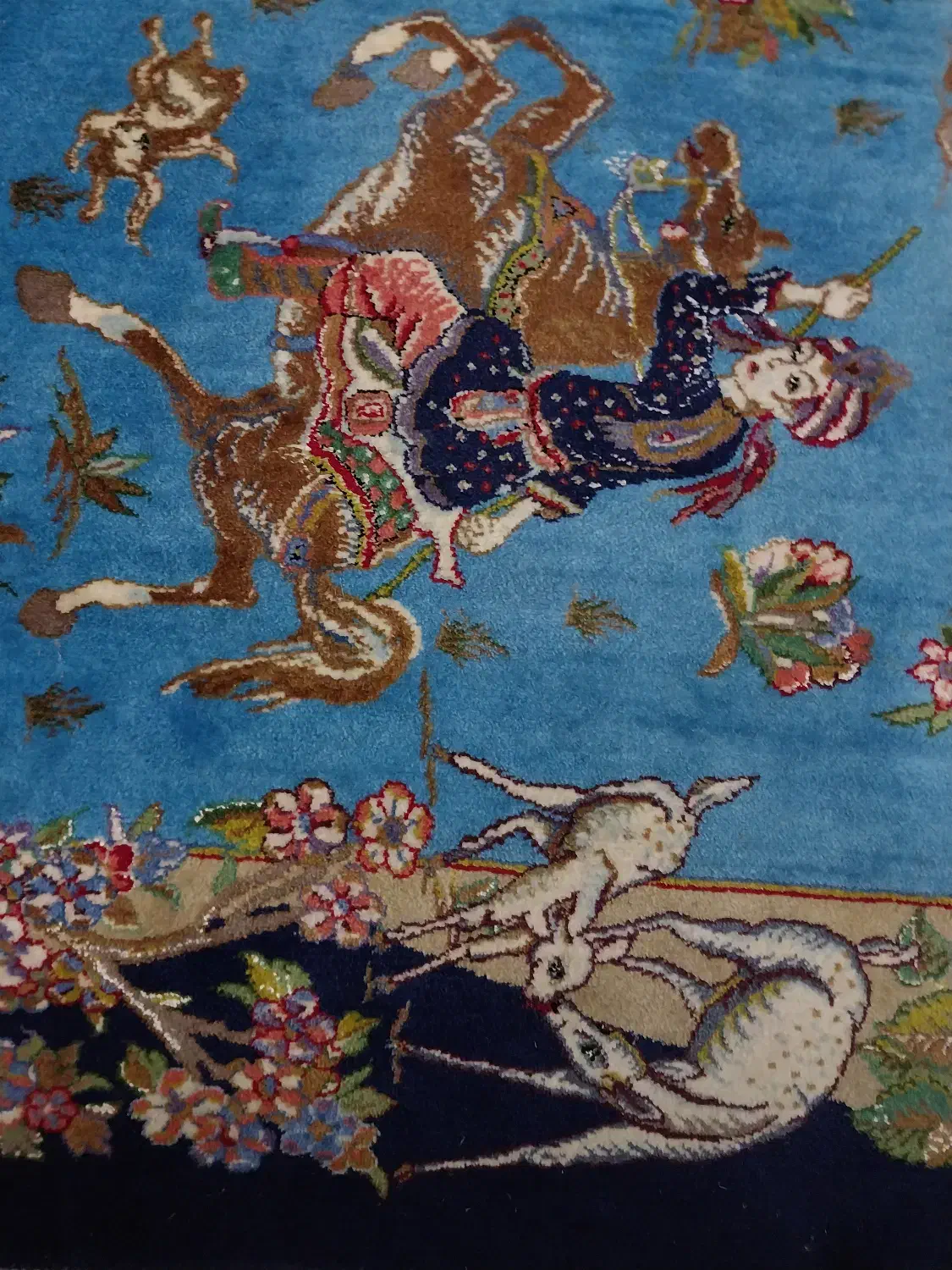 قالیچه  کرک و ابریشم سمنان|فرش|تهران, مجیدیه|دیوار