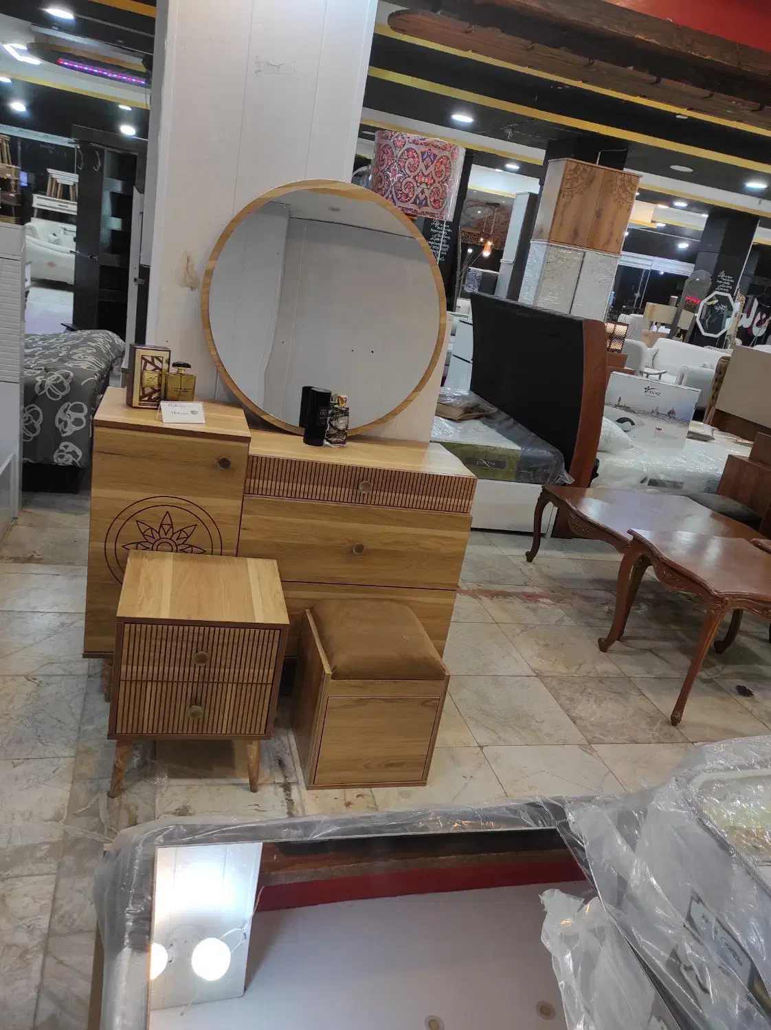 سرویس خواب شمس کد۱۲|تخت و سرویس خواب|قشم, |دیوار