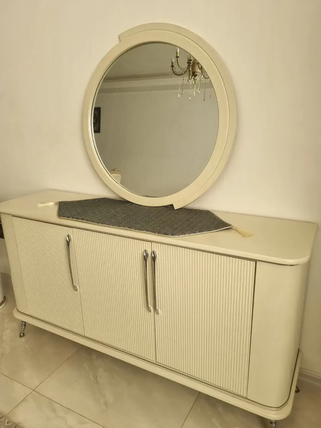 کنسول پایه استیل|بوفه، ویترین، کنسول|زنجان, |دیوار