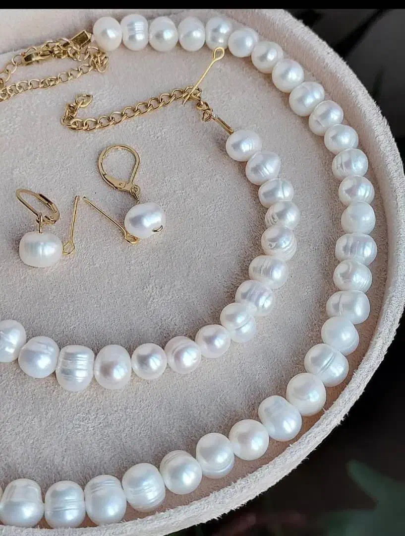 سرویس مروارید طبیعی اصل دریا گردنبند دستبند|جواهرات|تهران, دبستان|دیوار