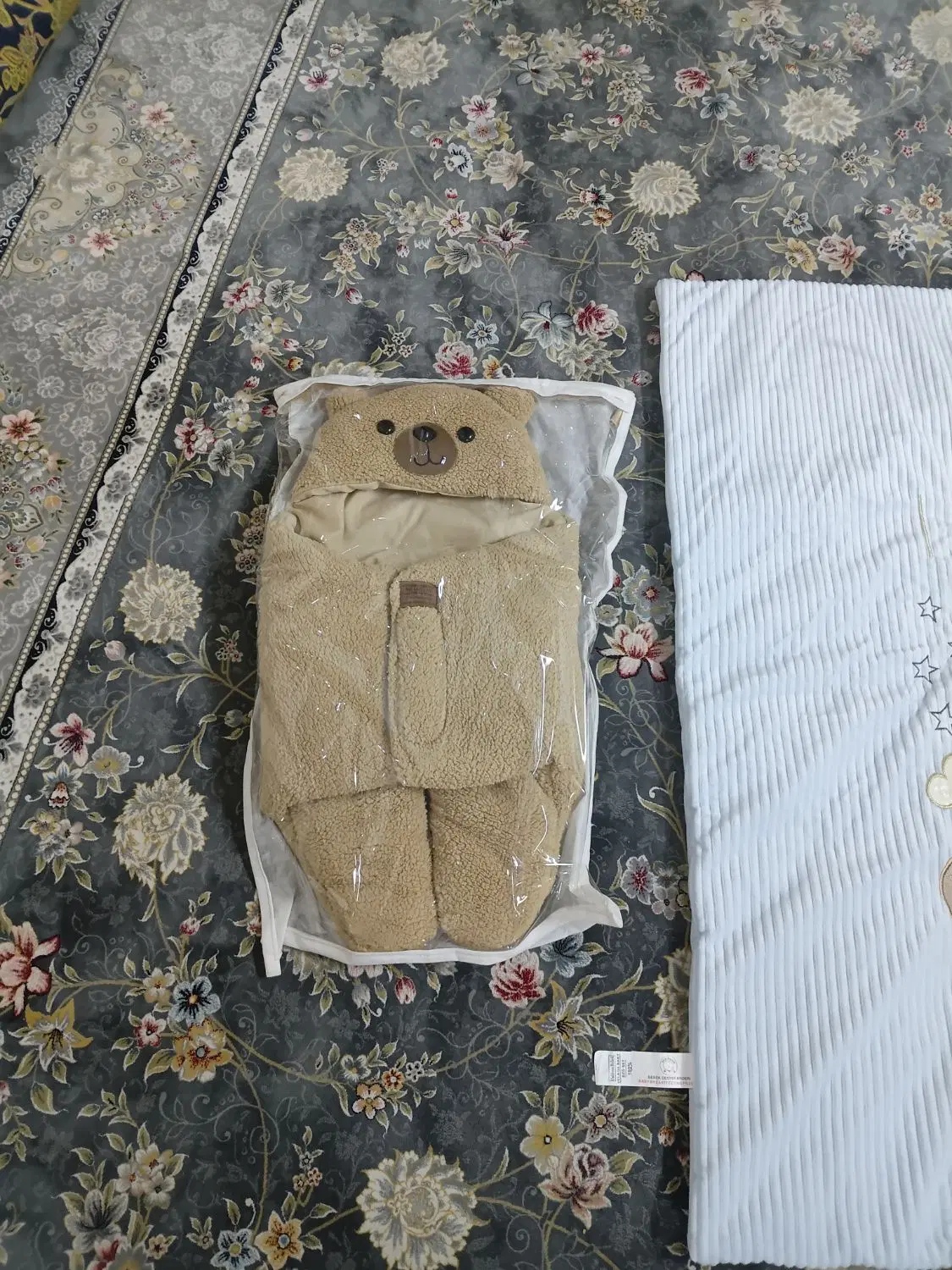قنداق خرسی پتو مخمل و واترمت ست روتختی با گارد تخت|اسباب و اثاث بچه|تهران, صفا|دیوار