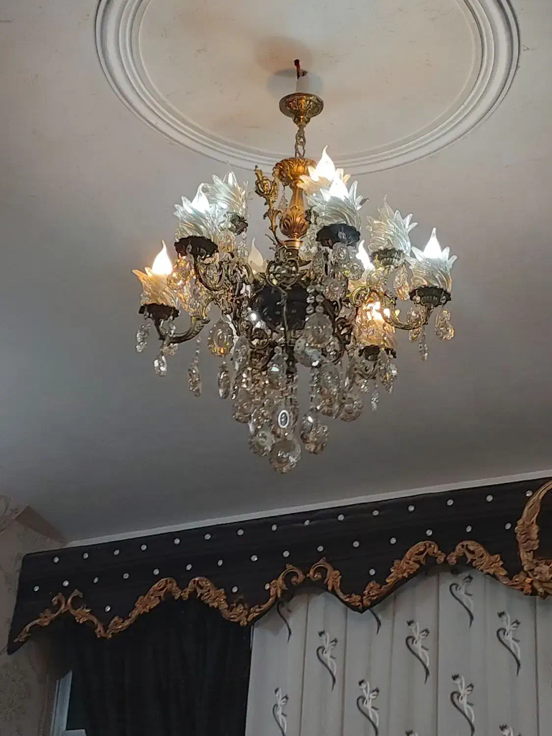 لوستر|لوستر و چراغ آویز|اردبیل, |دیوار