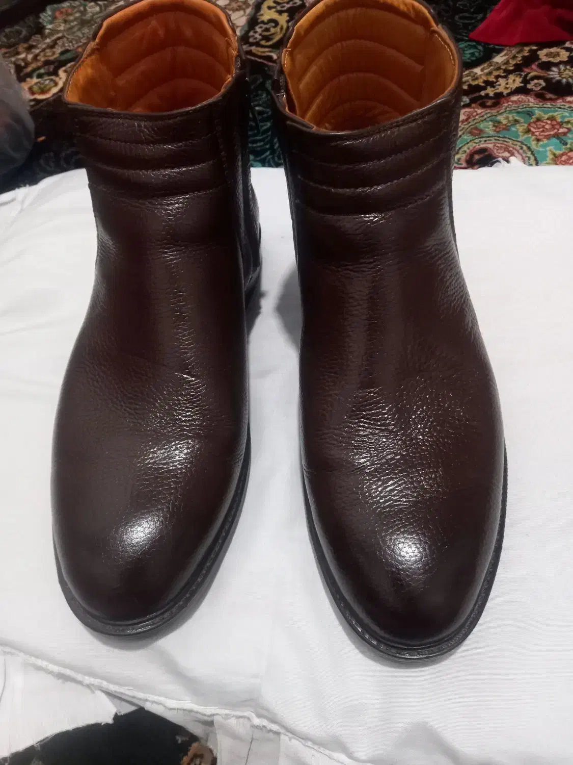 نیم پوتین چرمی سایز ۴۳|کیف، کفش، کمربند|جلین, |دیوار