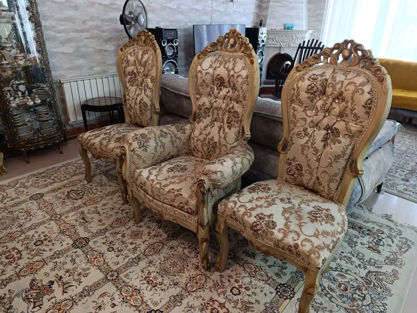 مبل و میز ناهارخوری سلطنتی ترک|مبلمان خانگی و میز عسلی|تنکابن, |دیوار