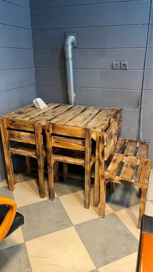 میز صندلی چوبی|کافیشاپ و رستوران|میانه, |دیوار