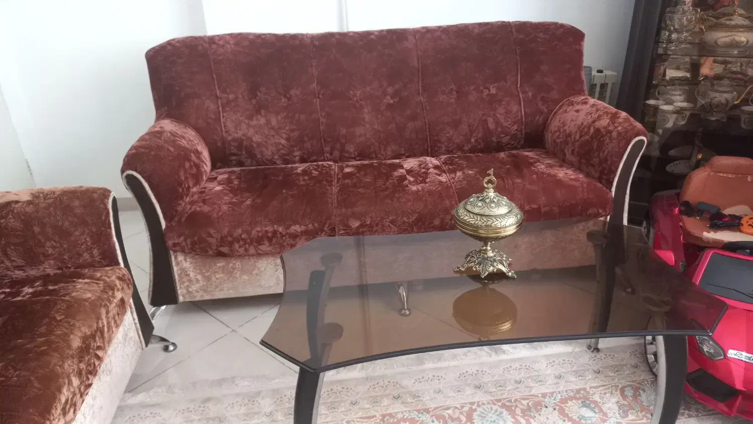جلو مبلی به همراه مبل|مبلمان خانگی و میز عسلی|ساری, |دیوار
