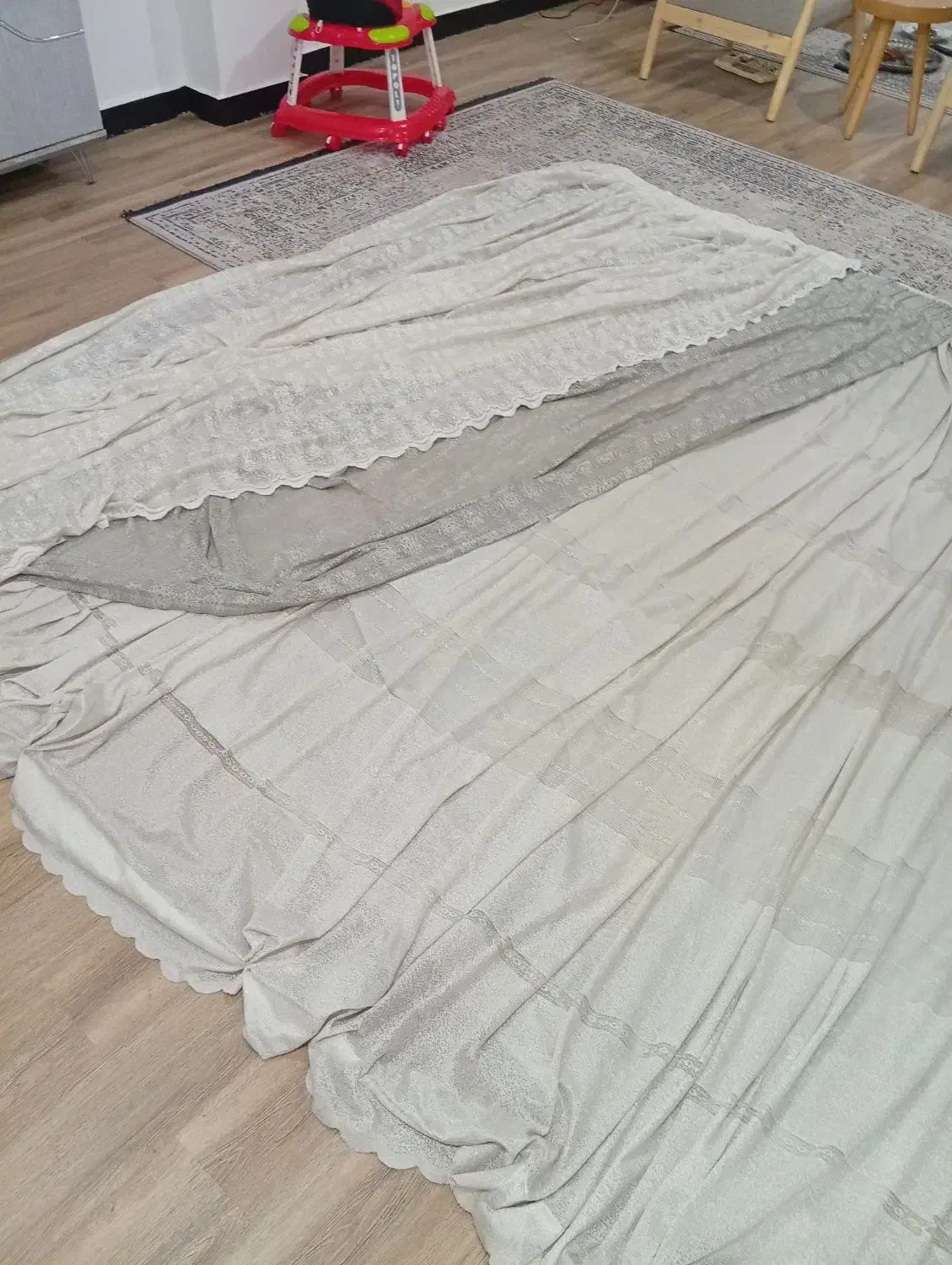 پرده سه تیکه|پرده، رانر، رومیزی|اهواز, رسالت|دیوار