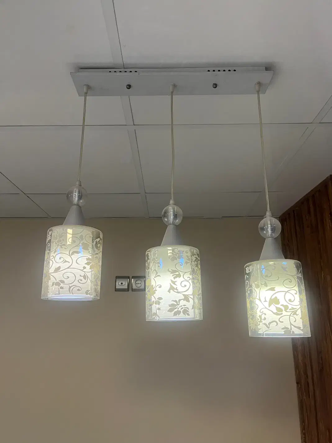 اویز حبابی سه تایی مدرن وخاص|لوستر و چراغ آویز|کرج, مهرویلا جنوبی|دیوار