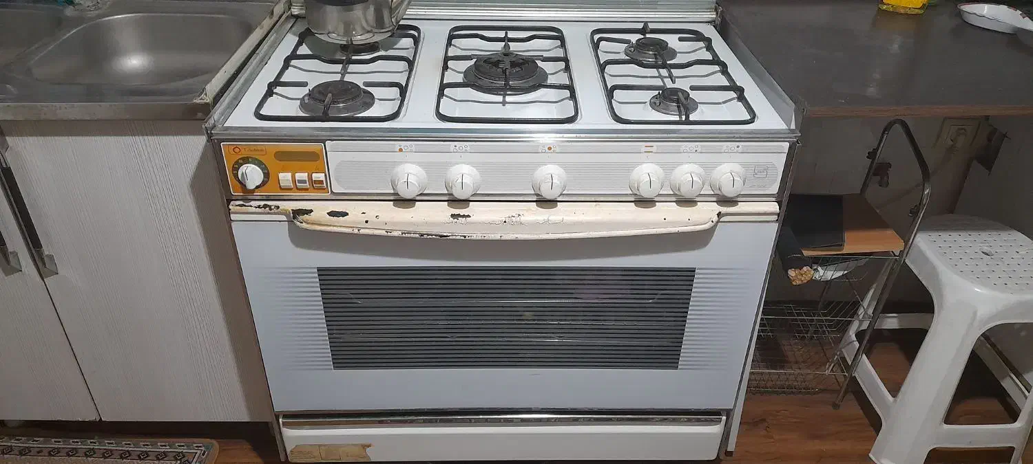 گاز ۵شعله فردار|اجاق گاز و لوازم برقی پختوپز|محمدیه-قزوین, |دیوار