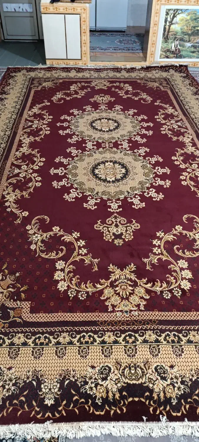 فرش ۱۵ متری تمیز در حد نو|فرش|گرگان, |دیوار