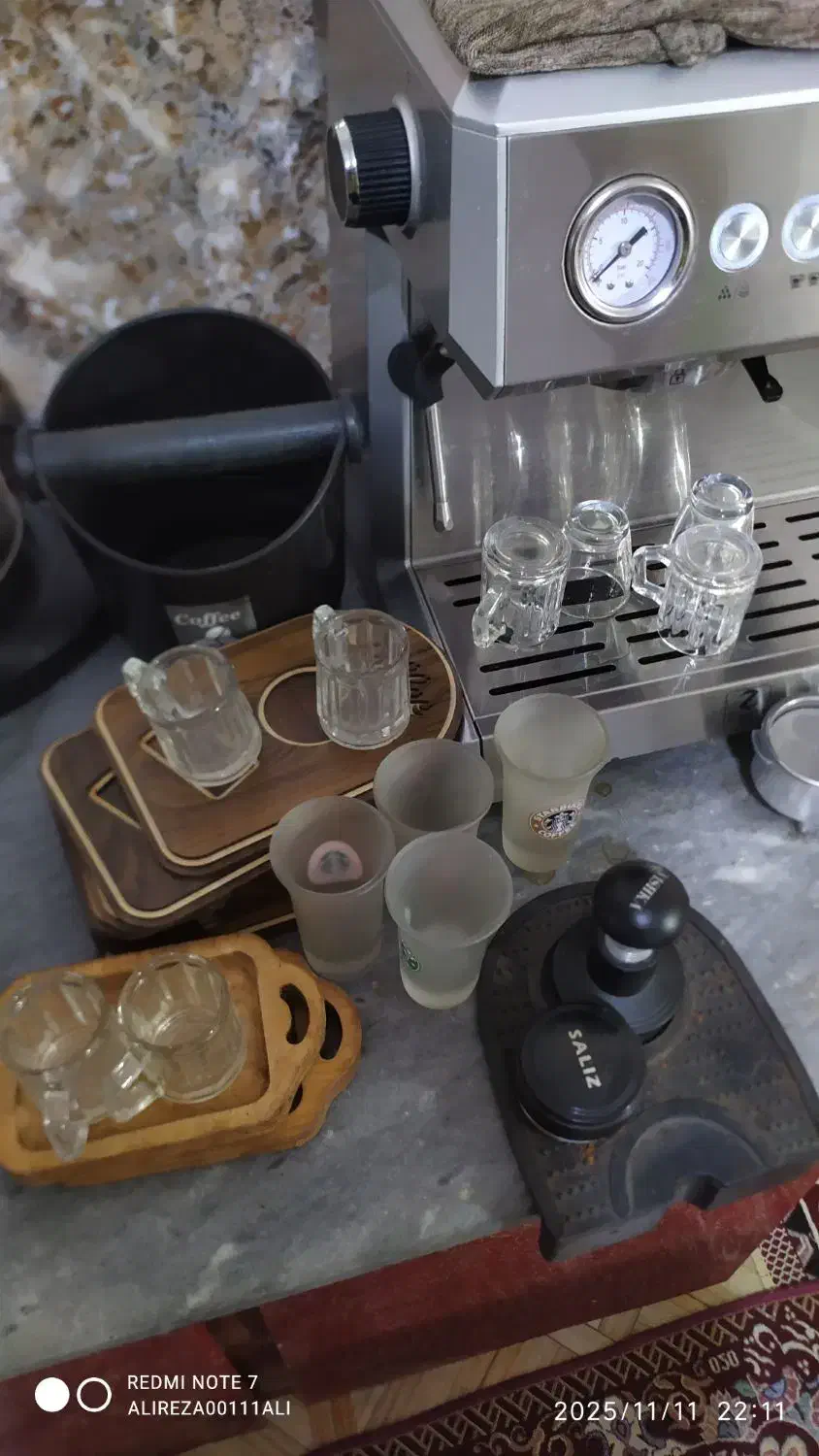 قهوه ساز نیمه صنعتی اسیاب سرخود|سماور، چایساز، قهوهساز|زاهدان, |دیوار