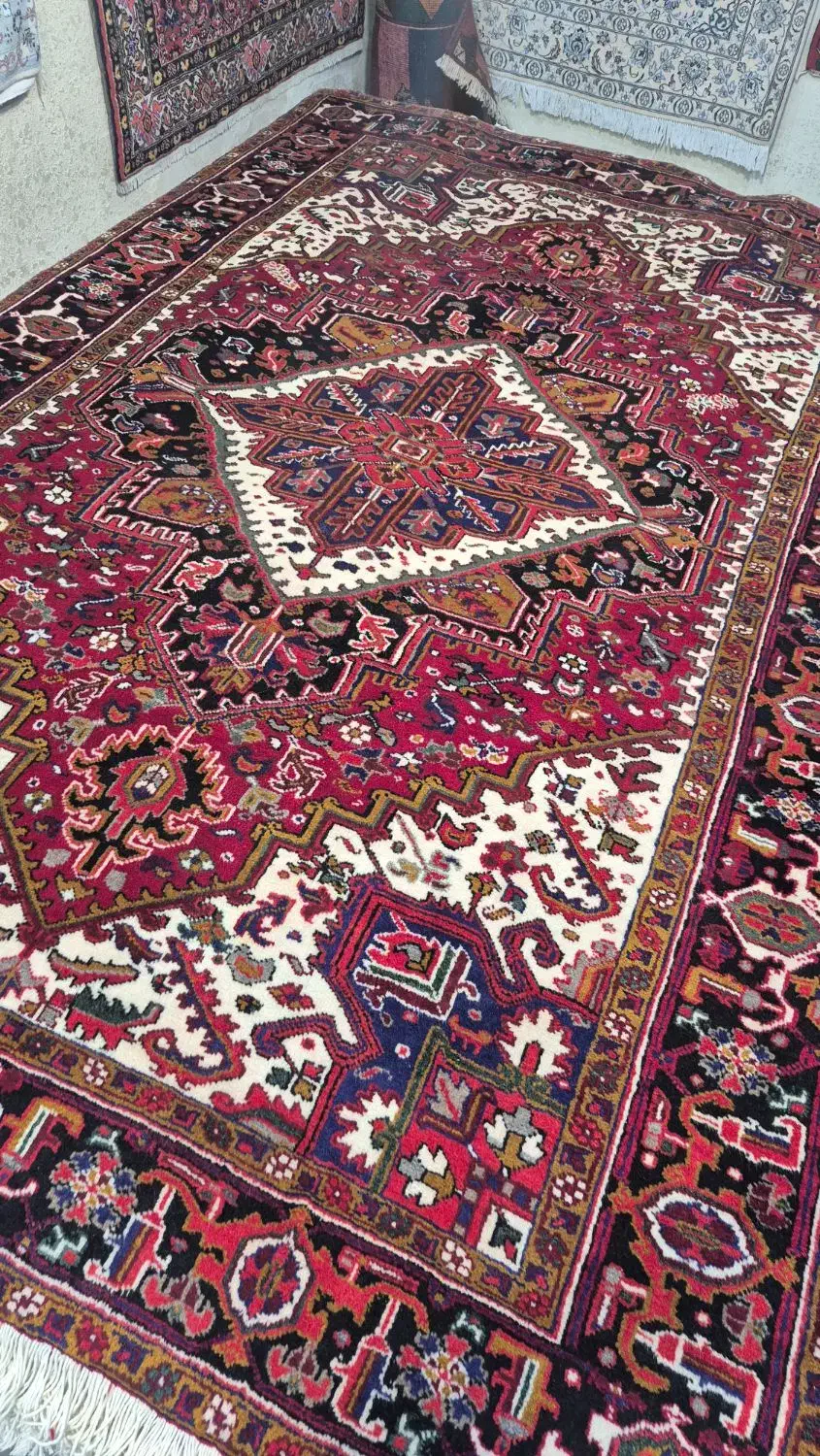 یک جفت فرش ۶ متری دستباف هریس|فرش|کرج, برغان|دیوار