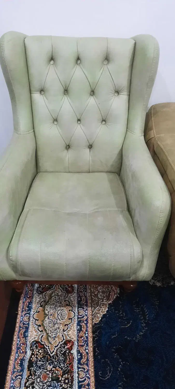 باسلام یه دست مبل ۸نفره دوتاتکی ودوتا۳نفره|مبلمان خانگی و میز عسلی|شوش, |دیوار