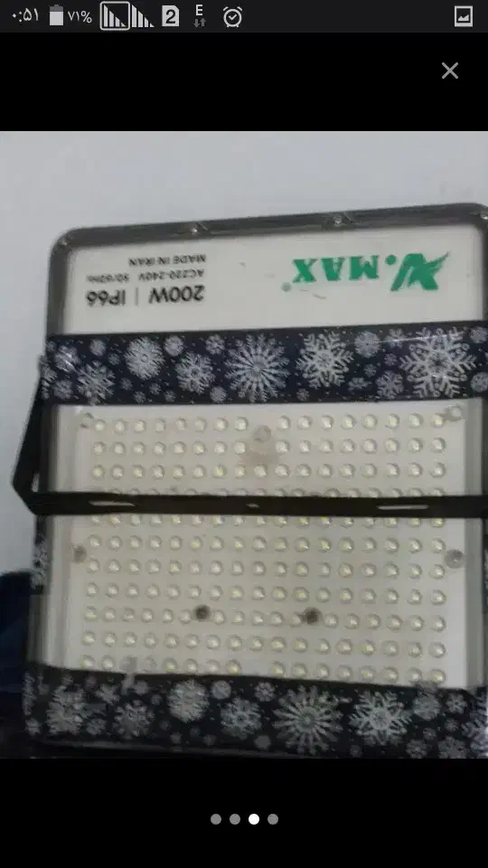 پرژکتور ال ای دی|لامپ و چراغ|قم, شهرک امام حسن|دیوار