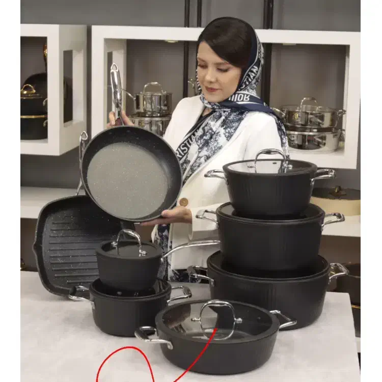 طرح تعویض قابلمه های کهنه با نو سرویس تابه چُدن|ظروف پخت‌وپز|یزد, |دیوار