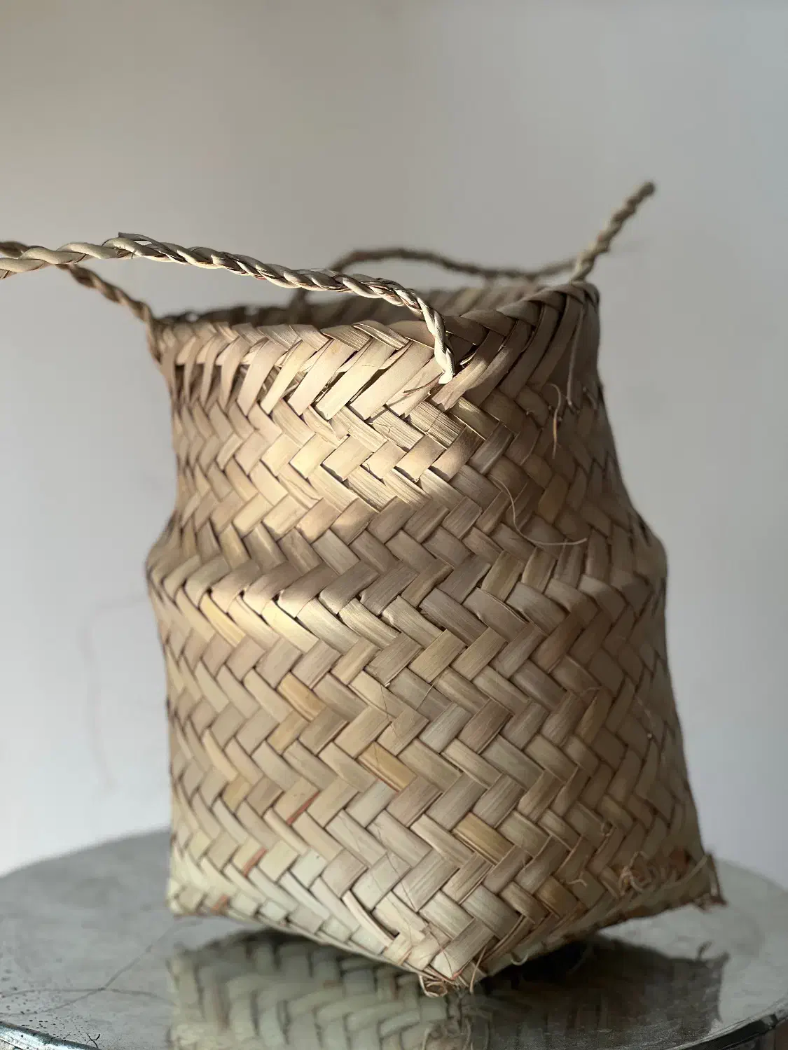 فروش سبد حصیری تک و کلی|صنایع دستی و سایر لوازم تزئینی|لاهیجان, شیشه گران|دیوار