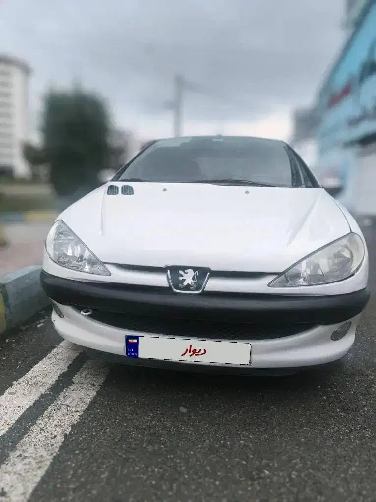 ۲۰۶ Sd V8 سفید مدل ۹۴|خودرو سواری و وانت|قائم‌شهر, |دیوار