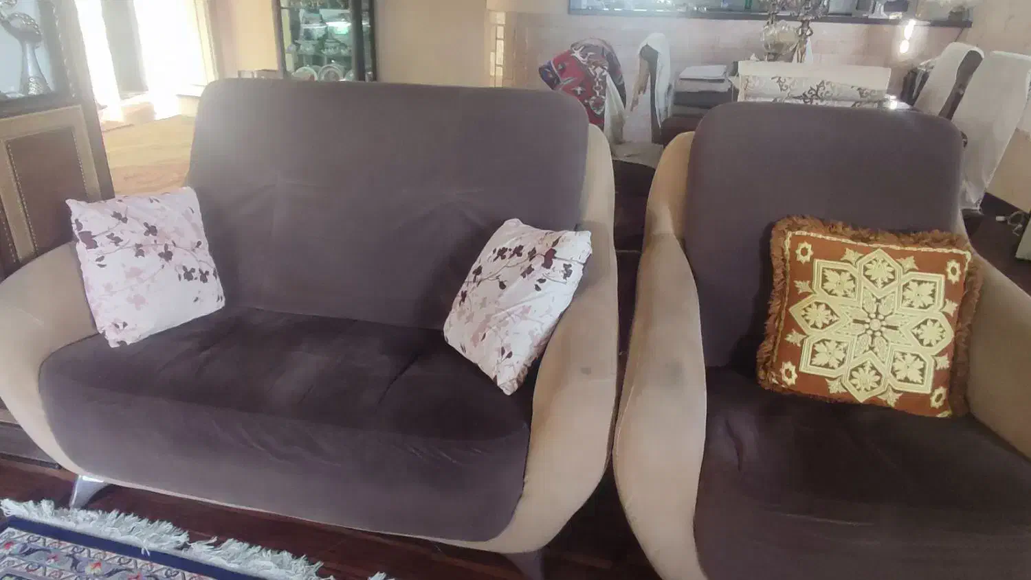 مبلمان ۷ نفره|مبلمان خانگی و میز عسلی|سنندج, |دیوار