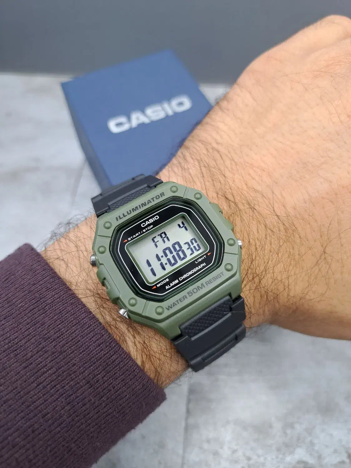 کاسیو اورجینال دیجیتال W-218H خوشرنگ جذاب محبوب|ساعت|اصفهان, قائمیه|دیوار