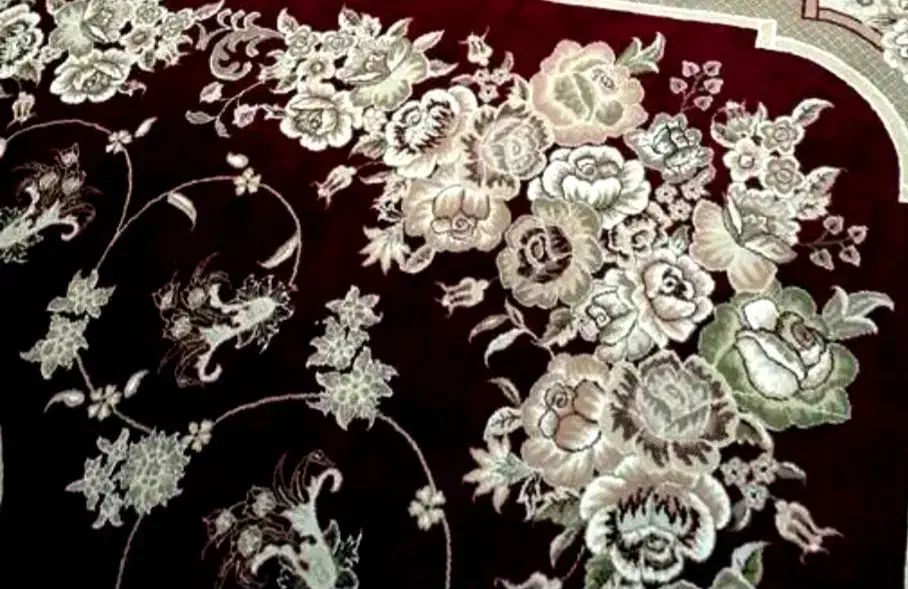 فرش ماشینی جفت۶متری و۱۲متری نخی همرنگ تمیز درحدنو|فرش|تبریز, |دیوار