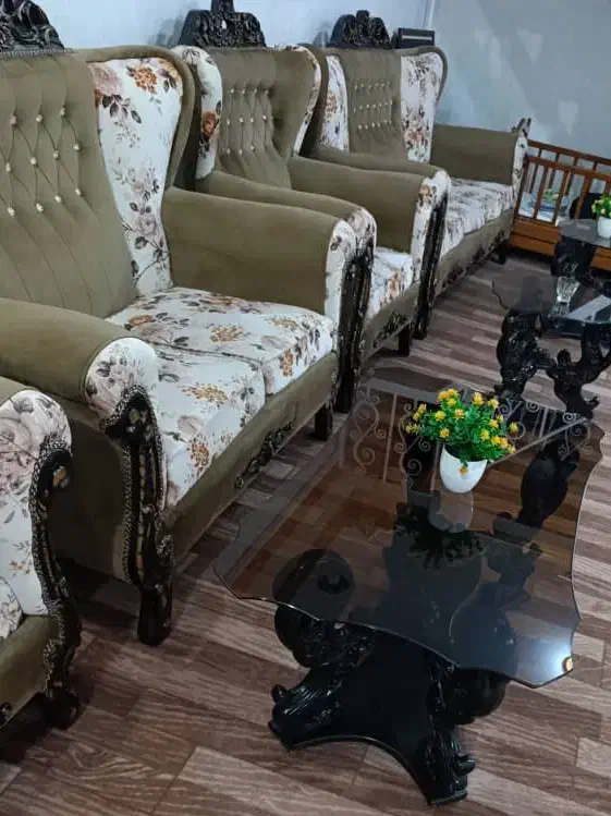 مبل سلطنتی ۷ نفره|مبلمان خانگی و میز عسلی|اندیمشک, |دیوار