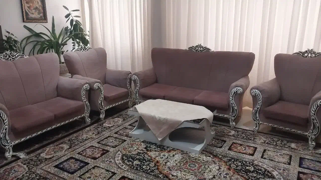 مبل ۷نفره با میز جلومبلی|مبلمان خانگی و میز عسلی|صفادشت, |دیوار