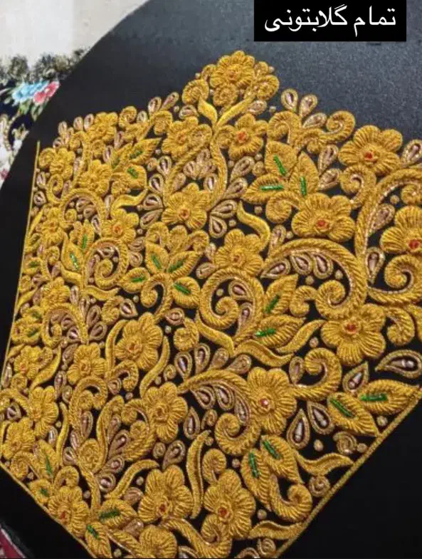 لباس گلابتونی و ملیله ای و نگین کوبی|لباس|بندرعباس, |دیوار