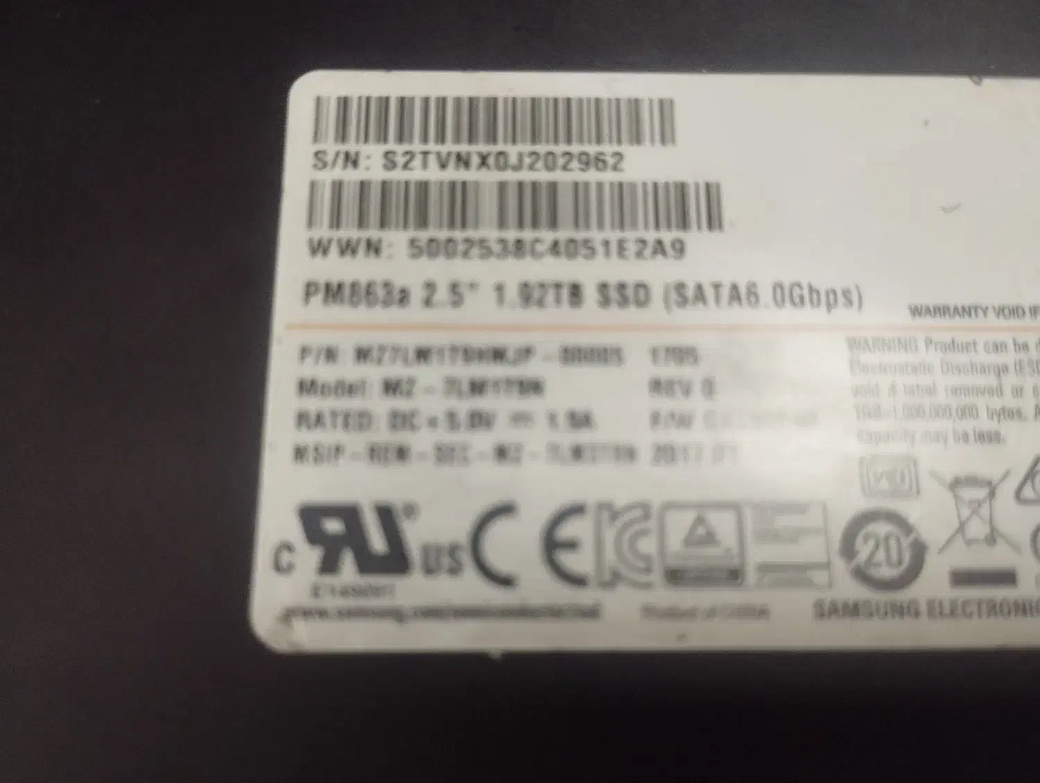 فروش هارد SSD دوترابایت سامسونگ|قطعات و لوازم جانبی رایانه|تهران, اتابک|دیوار