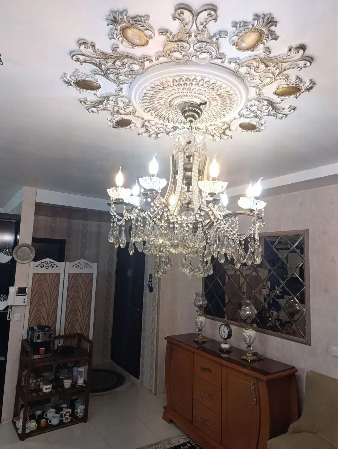 لوستر|لوستر و چراغ آویز|اردبیل, |دیوار