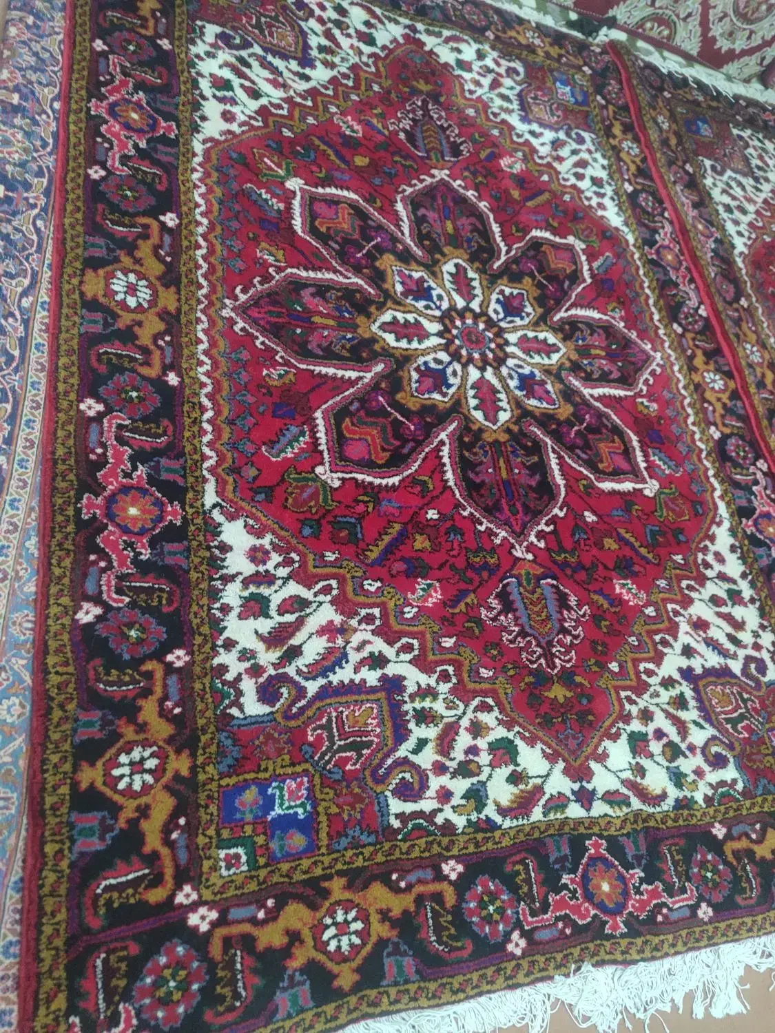 یک جفت فرش 6متری بارماخ توخوش مهران|فرش|خواجه, |دیوار