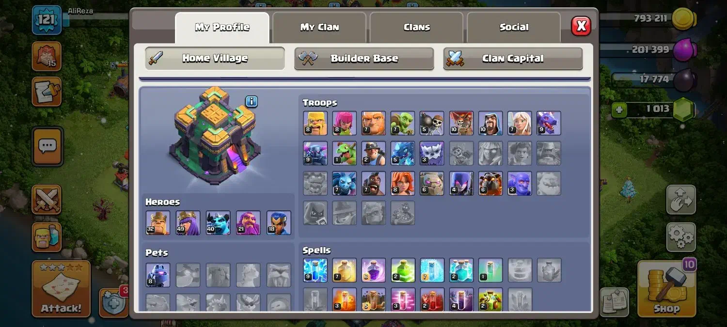 کلش اف کلنز|کنسول، بازی ویدئویی و آنلاین|قائن, |دیوار