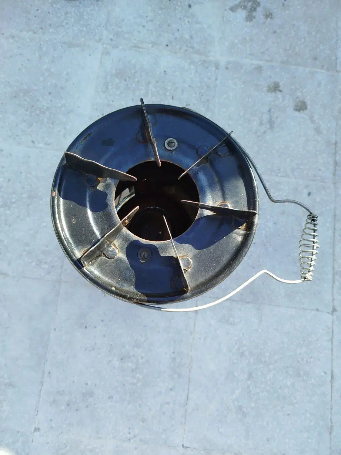 چراغ نفتی پایه استیل|بخاری، هیتر، شومینه|کرمانشاه, |دیوار