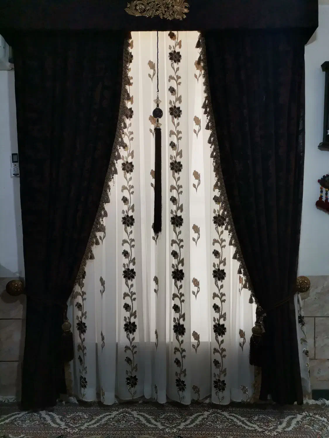 پرده|پرده، رانر، رومیزی|شیراز, کرونی(خاتونک)|دیوار