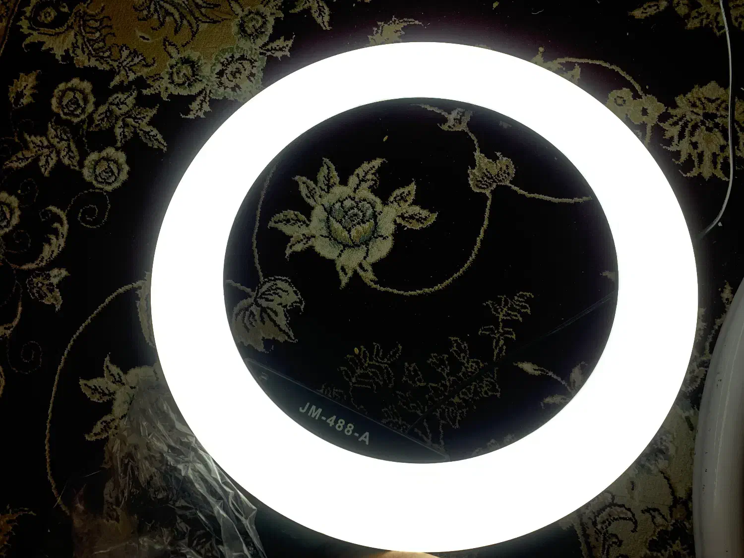 رینگ لایت jm488a به همراه سه پایه حرفه ای|دوربین عکاسی و فیلم‌برداری|میاندوآب, |دیوار