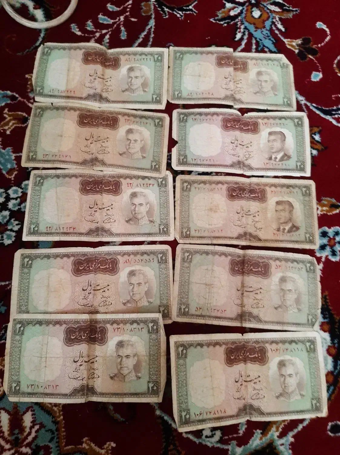 اسکناس شاهی|کلکسیون سکه، تمبر، اسکناس|قم, شاه ابراهیم|دیوار