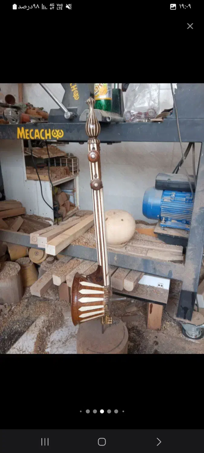 کمانچه فوق حرفه ای تمام استخوان کاری|سازهای سنتی|تهران, آذری|دیوار