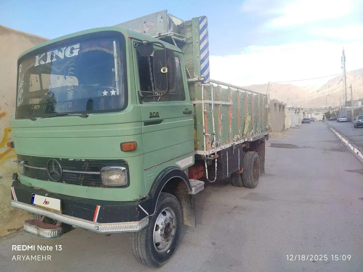 خاور بنز ۸۰۴ مدل ۱۳۷۸|خودرو سنگین|داراب, |دیوار