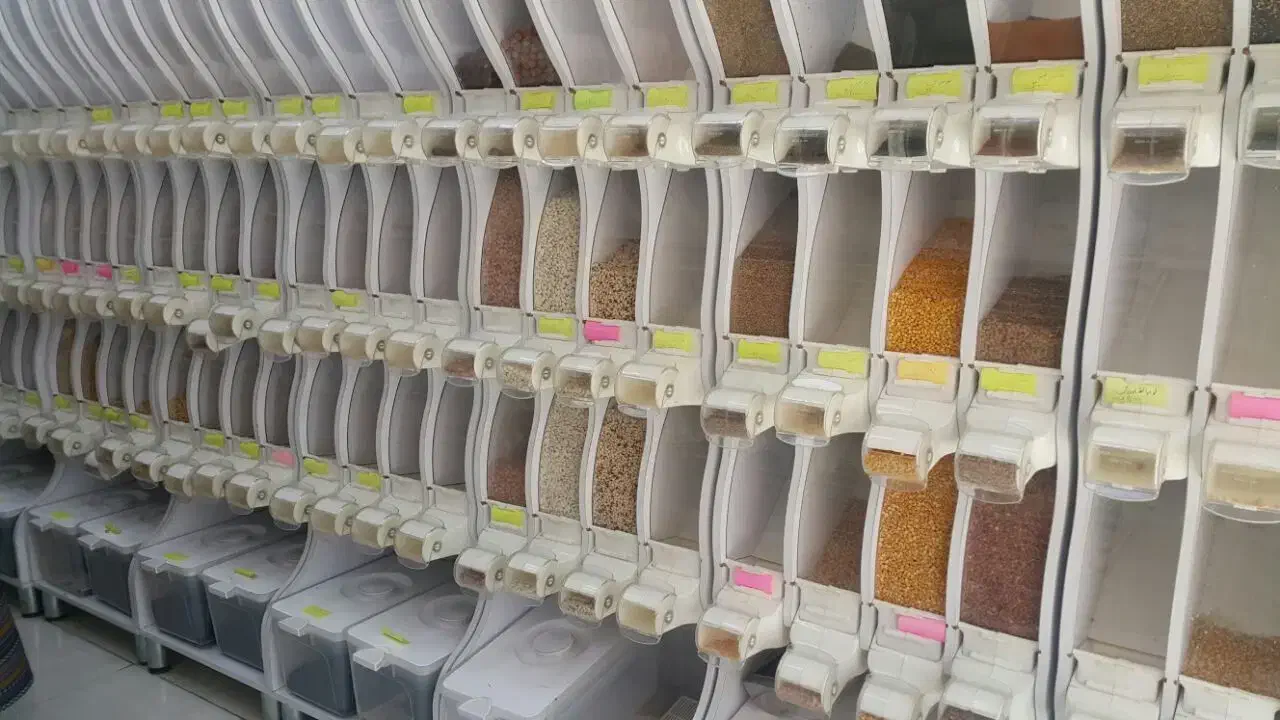 استند اجیل و خشکبار 12 مخرنه شیر دار|فروشگاه و مغازه|خلخال, |دیوار