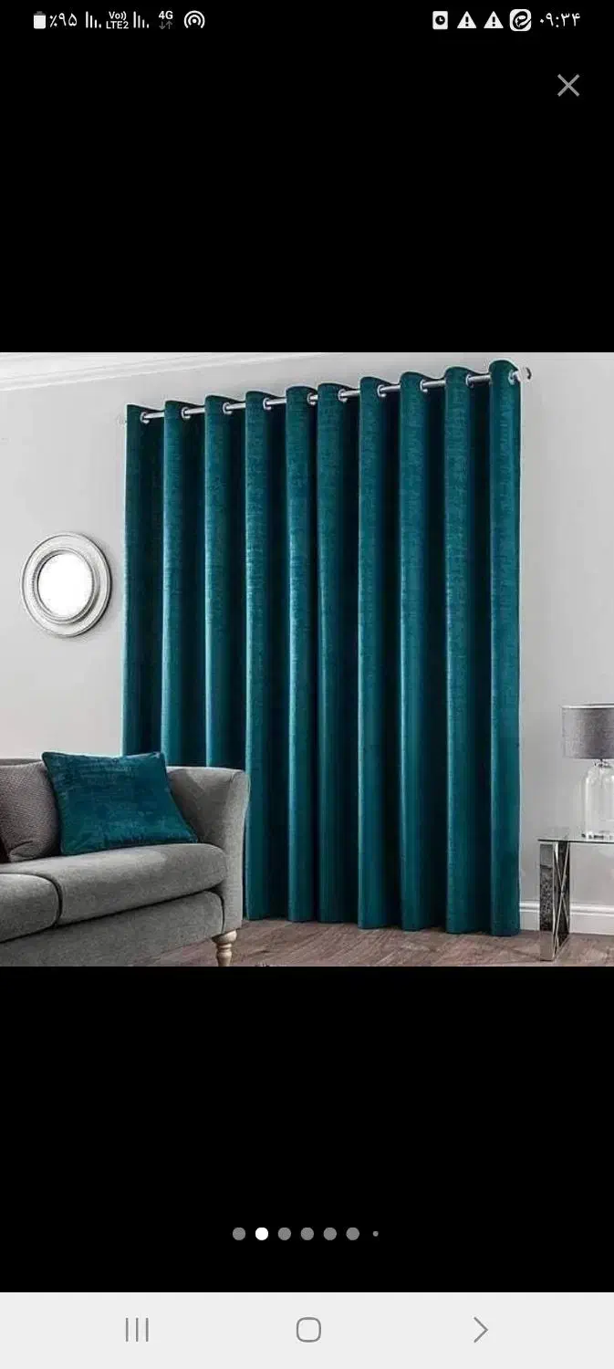 مخمل دکور ی بوده کارکرده|حراج|پرند, فاز ۵|دیوار