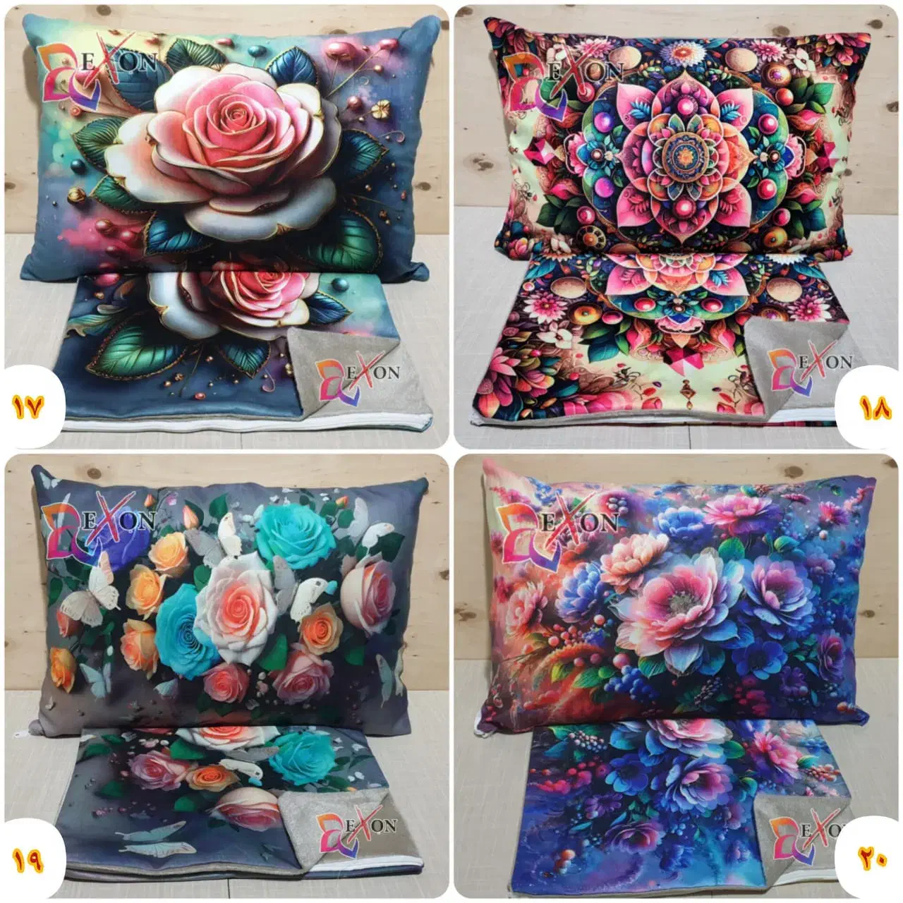 روبالشی سه بعدی با کیفیت برای خوش سلیقه ها|رختخواب، بالش، پتو|اهواز, اهواز|دیوار