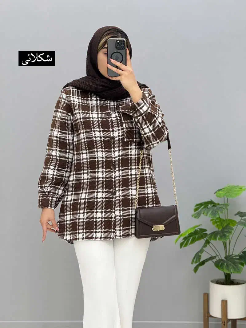 شکت زنانه چهارخانه کتونی بازار جهاد امین|لباس|کرمانشاه, |دیوار