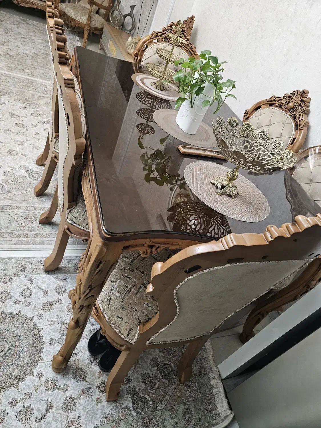 میز نهار خوری با جنس چوب راش گرجستان|میز و صندلی غذاخوری|شاهینشهر, طالقانی|دیوار