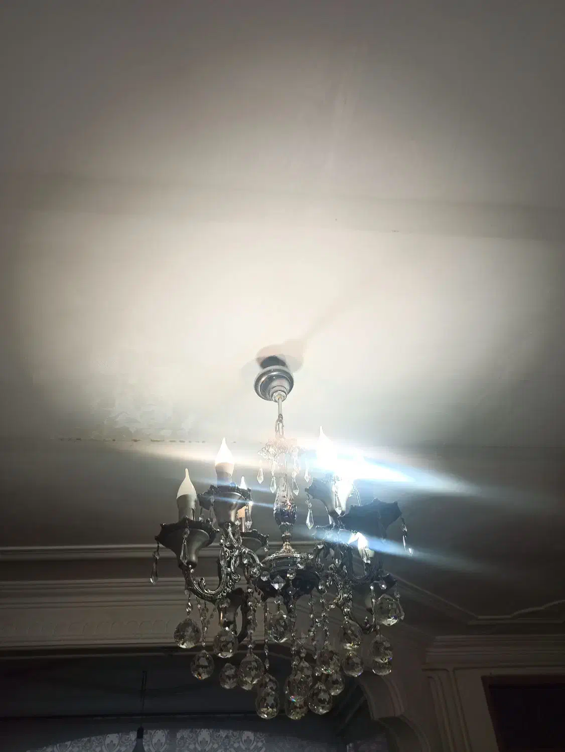 لوستر چهارشاخه  ۸ شعله|لوستر و چراغ آویز|تبریز, |دیوار