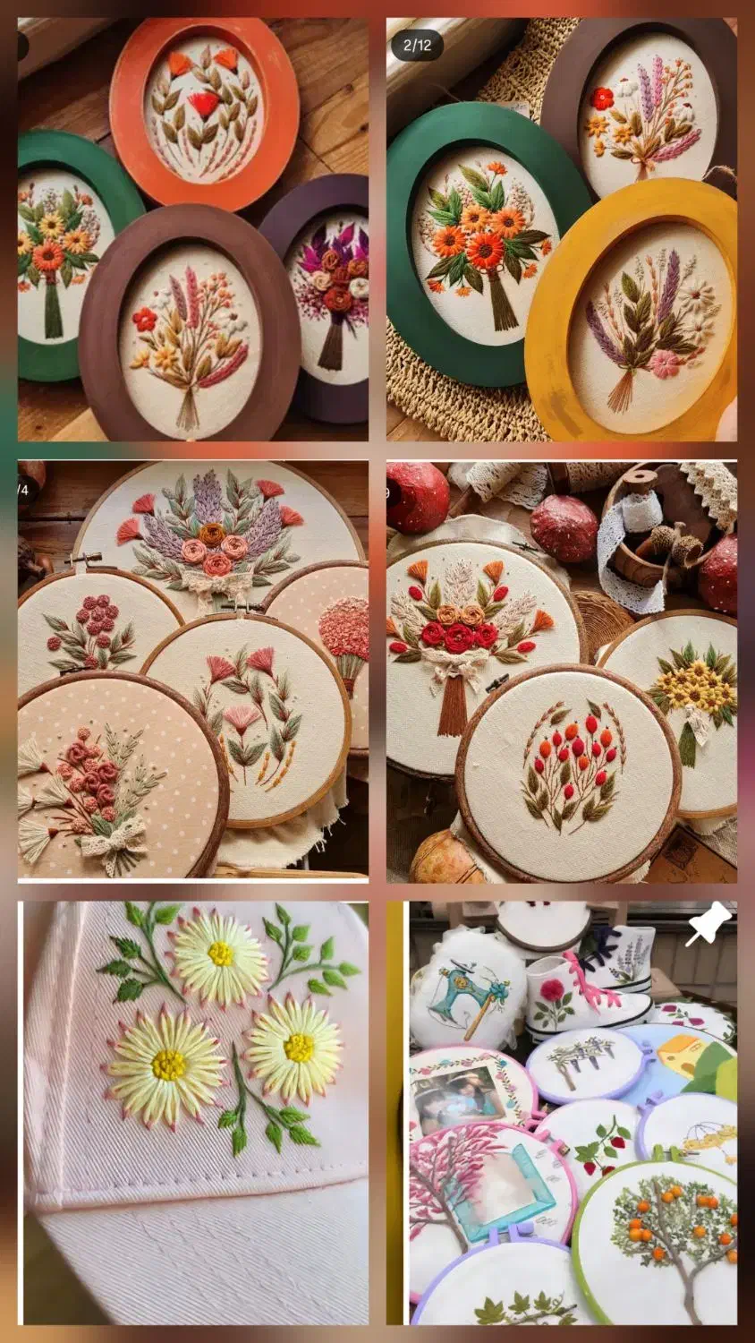 گلدوزی .هنر دست. آموزش حضوری و آنلاین|صنایع دستی و سایر لوازم تزئینی|بندر دیر, |دیوار