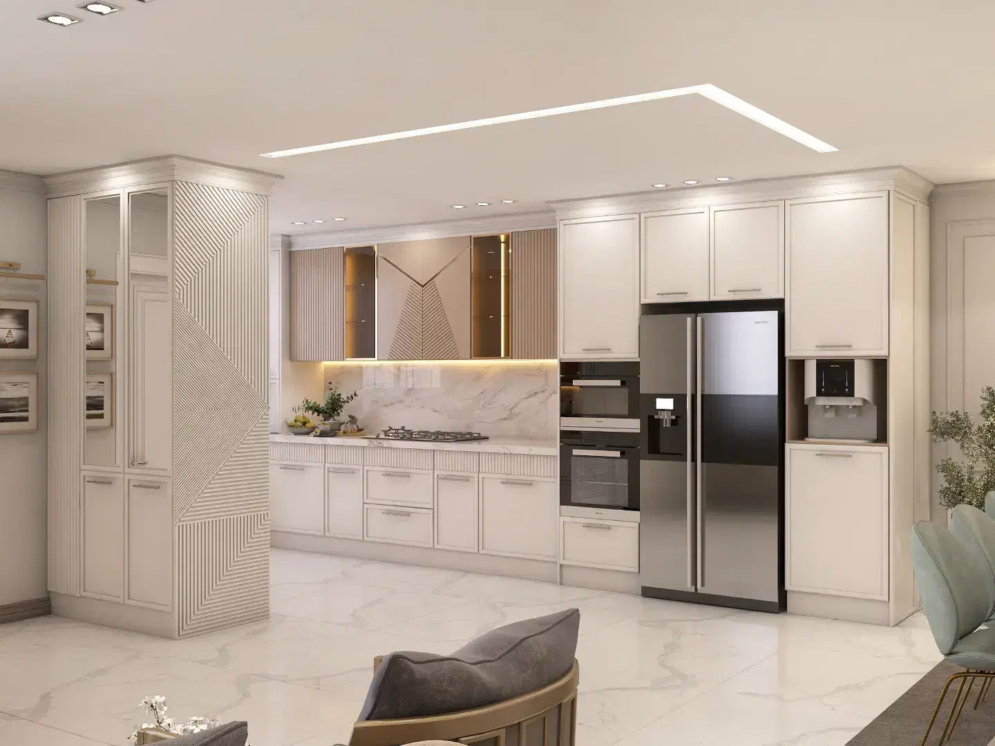 کابینت کمد دیواری TV کناف سقف کاذب پارتیشن اداری|خدمات پیشه و مهارت|بندرعباس, |دیوار